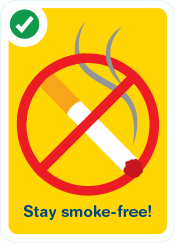 Stay smoke-free!