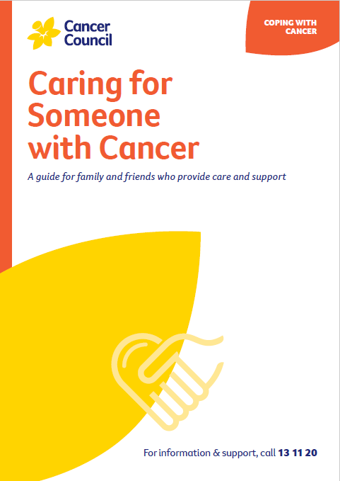 Caring for someone with cancer book