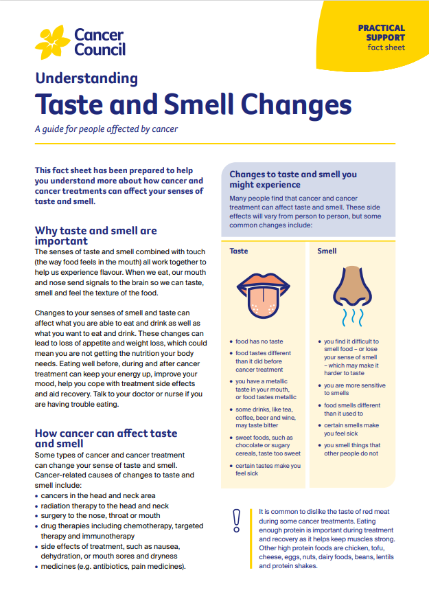 Taste and smell changes cover thumbnail