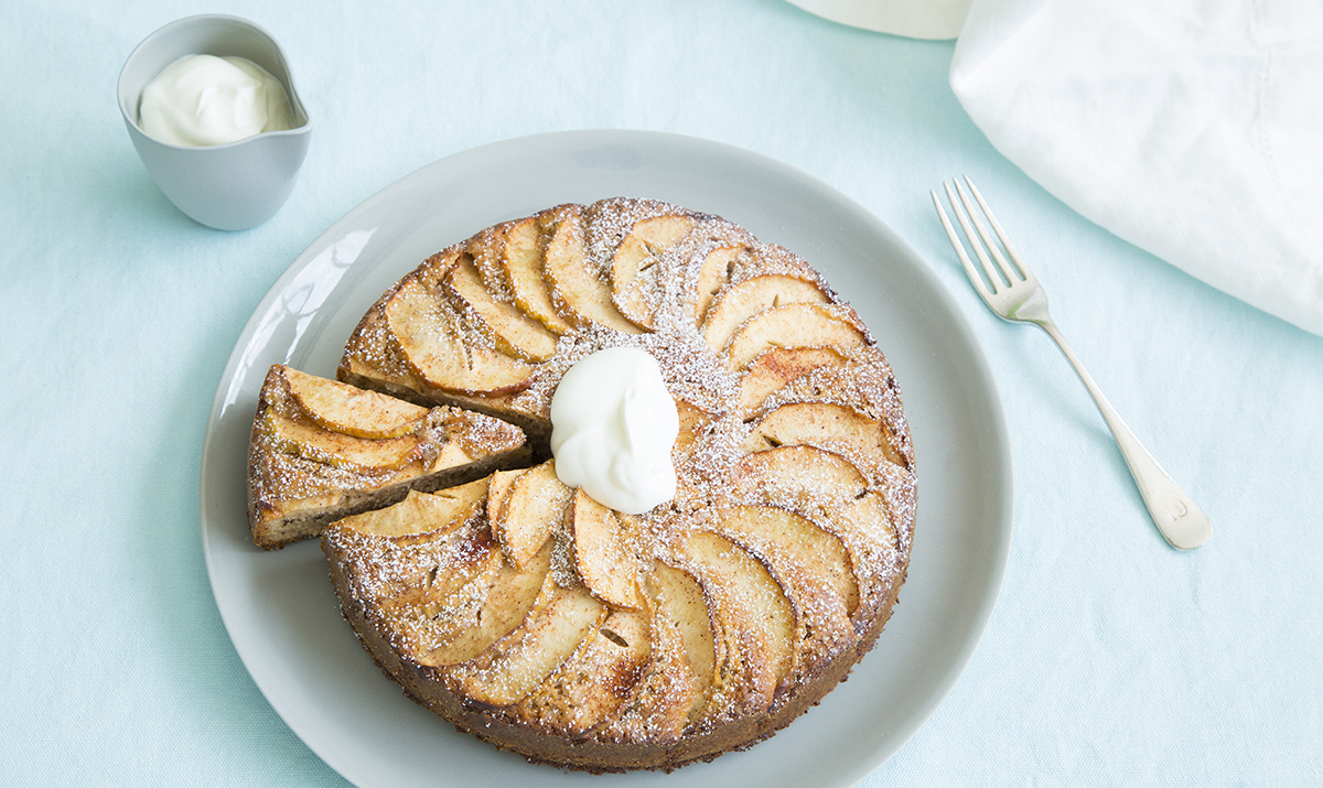 Apple Walnut Teacake recipe