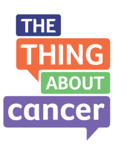 The Thing About Cancer podcast logo