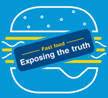 Fast-Food-Exposing-the-Truth-22-February-2013-3 fast food exposing the truth emblazoned across an image of a hamburger
