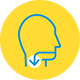 icon showing swallowing