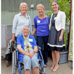 Clare Wakefield with her family.