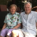 Photograph of Rosemarie-Hawke and her husband.