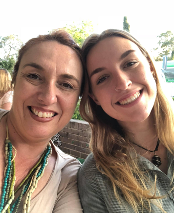 Jacqueline Woods and her daughter who had been exposed to e-cigarettes.