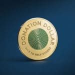 Image of the newly designed Donation Dollar