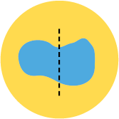 Diagram of melanoma assymetry