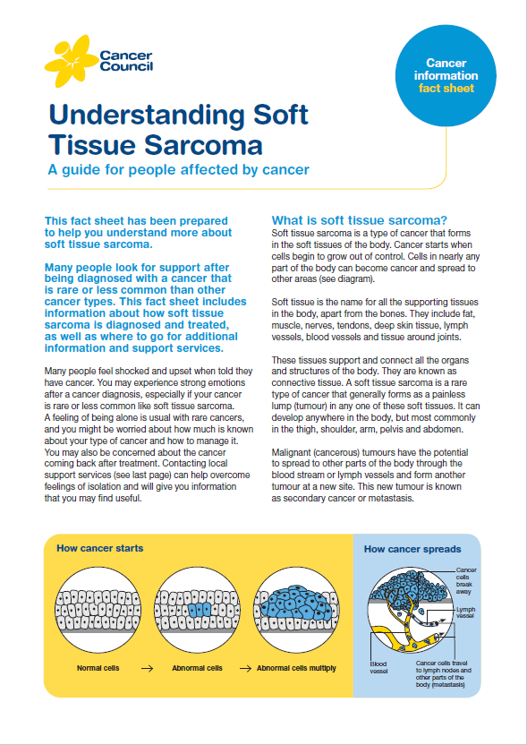 Understanding Soft Tissue Sarcoma cover thumbnail