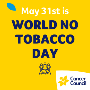 May 31st World No Tobacco Day social tile