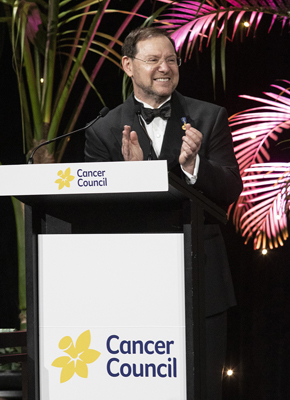 Professor John Rasko during his address applauding the POSH community