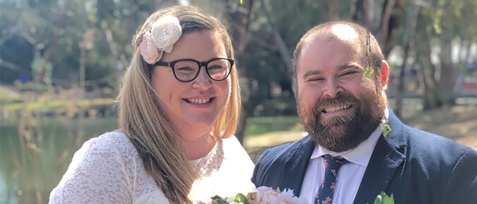 Mel and Jason Dearmer met as volunteers for Orana Relay for Life.