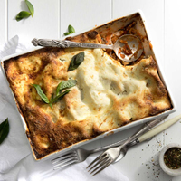 Chicken and vegetable lasagne