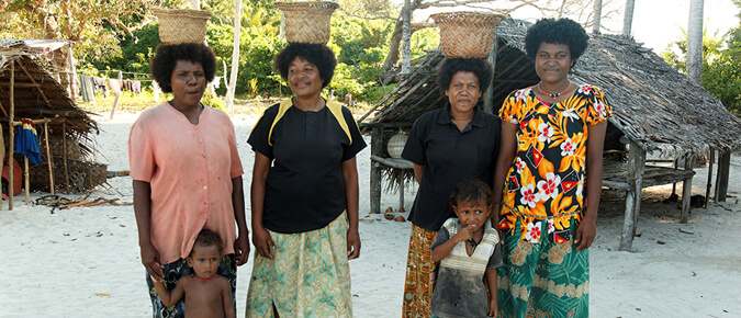 A group of women