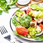 plate of salad