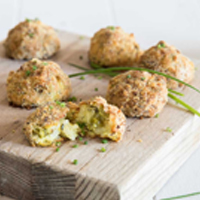 Zucchini and cheese arancini is one of our favourite air fryer recipes