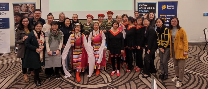 Group of Asian women.