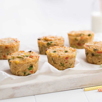 Fried rice muffins