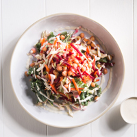 Rainbow vegetable salad