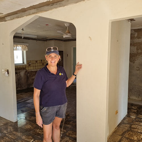 Cleaning up after the Lismore floods