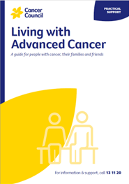 Living with Advanced Cancer Cover