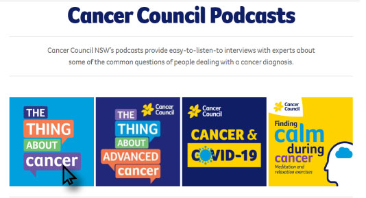 Cancer Council Podcasts