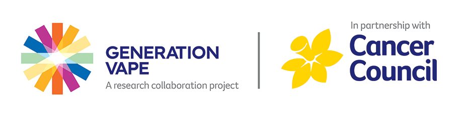 Generation Vape: A research collaboration project. In partnership with Cancer Council