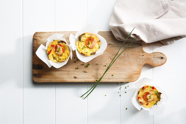 Mini Crustless Chicken Quiches