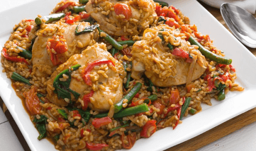 Spanish chicken rice 