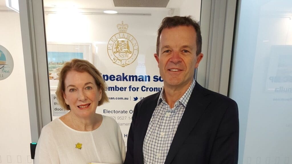 Alison Todd with The Hon. Mark Speakman SC MP 