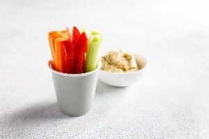 Vegie sticks and hummus