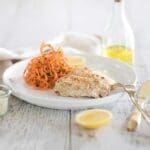 carrot salad with fish