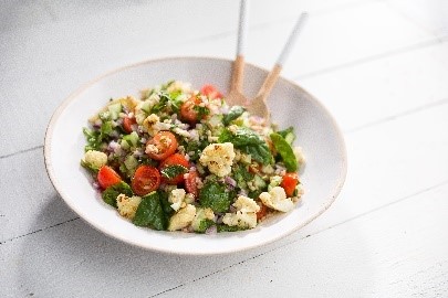 cauliflower and barley salad