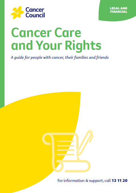 Cancer Care and your rights book