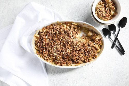 Amazing apple crumble 