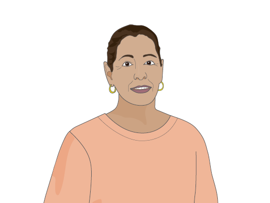 Image of lady smiling.