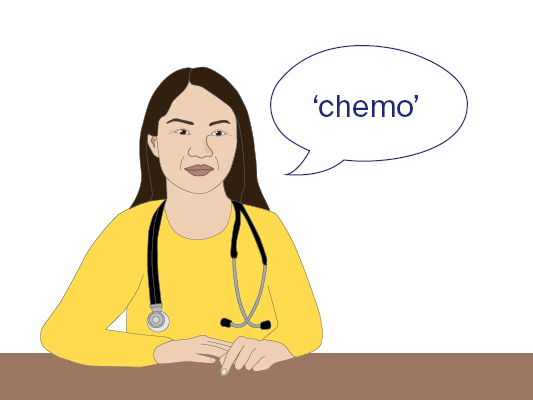 Picture of a female doctor.