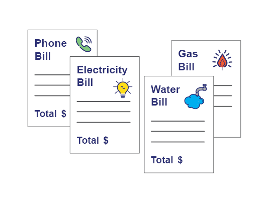 Image of different bills.