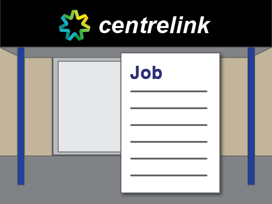 Image of a Centrelink centre.