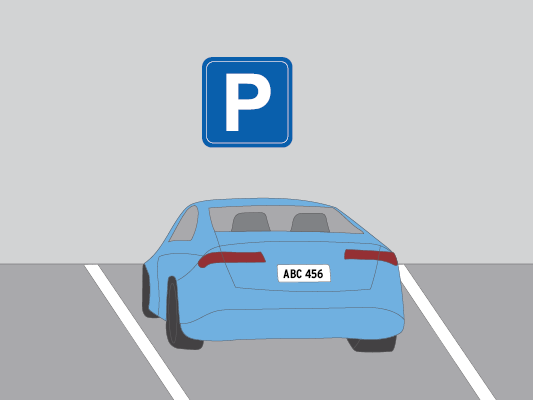 Image of a parked car.