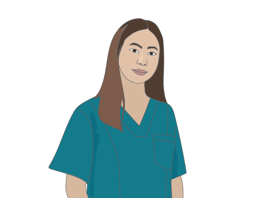 Image of radiation therapist.