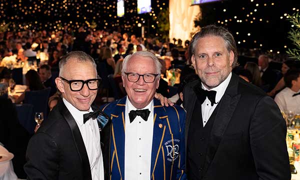 Momentum Media and Cancer Council NSW representatives at POSH Gala
