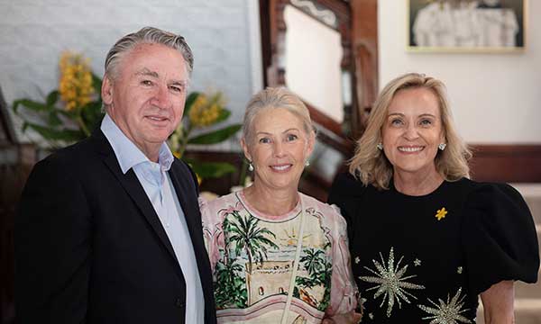 Rod and Jenny Pridham with Sarah Hosking