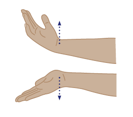 Illustration of wrist moves 3