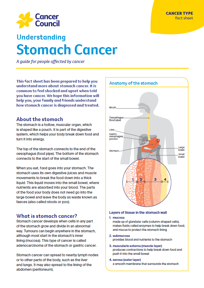 Understanding Stomach Cancer cover thumbnail