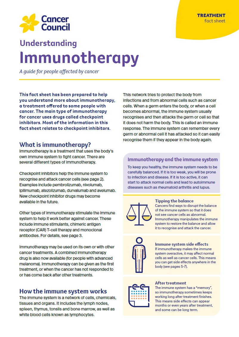 Understanding Immunotherapy cover thumbnail