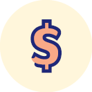 Dollar sign red