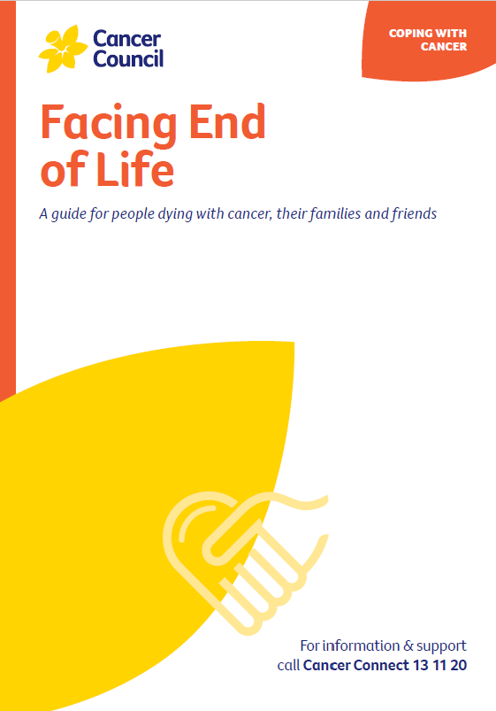 Cover for booklet Facing End of Life