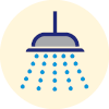 Icon showing shower head